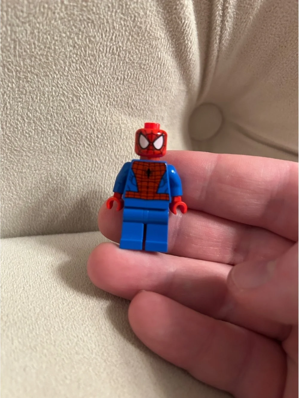 LEGO Minifigure Marvel Spider-Man Black Web Pattern sh038 Super Heroes